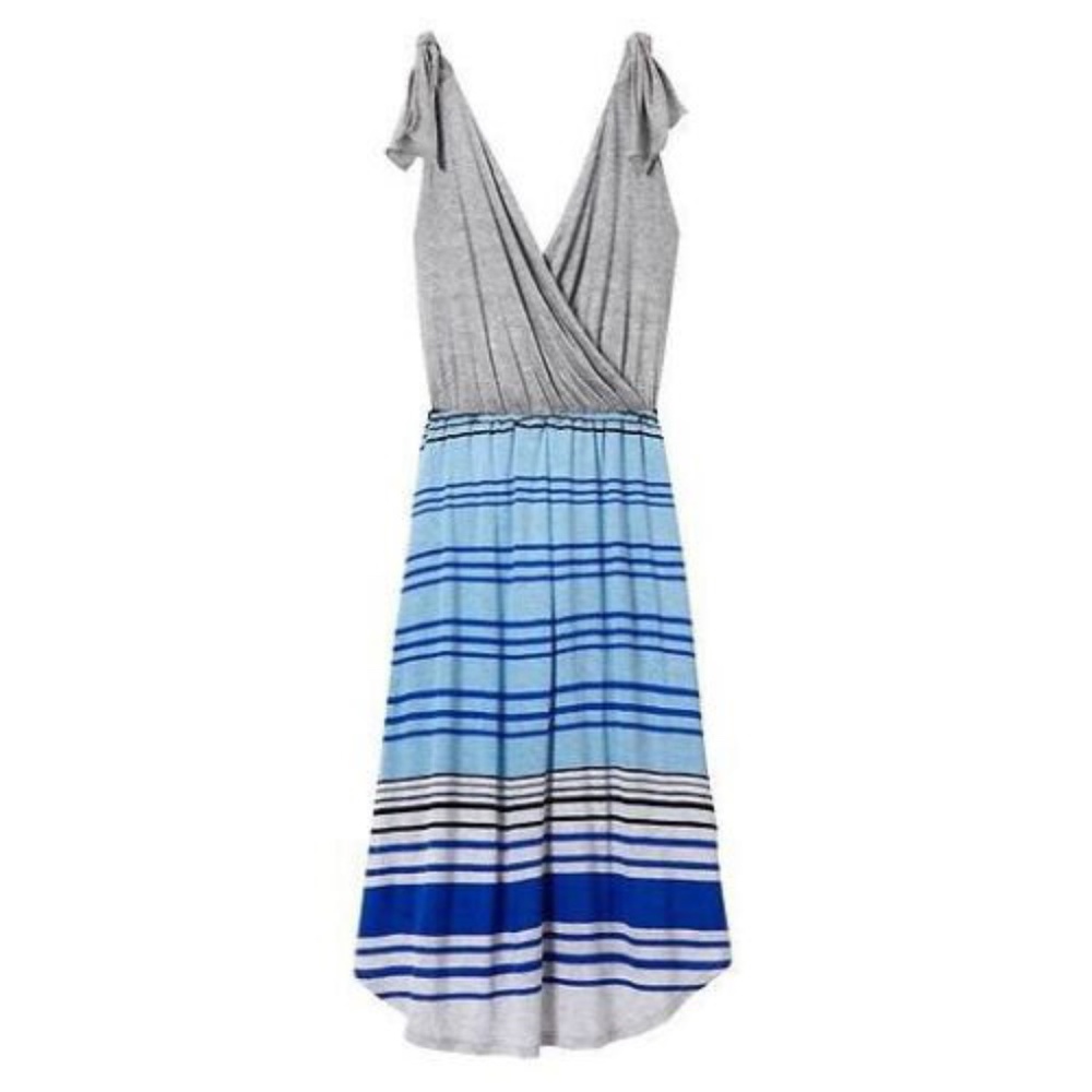 Athleta Pink Lotus Calypso Cobalt Blue Tank Dress